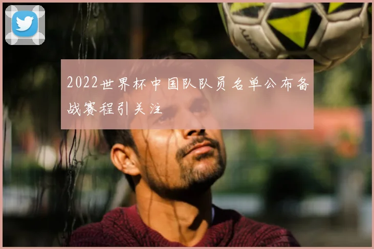 2022世界杯中国队队员名单公布备战赛程引关注