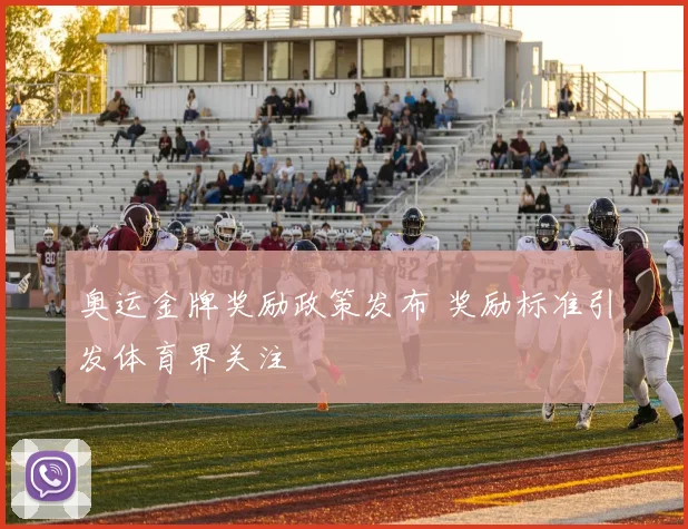 奥运金牌奖励政策发布 奖励标准引发体育界关注